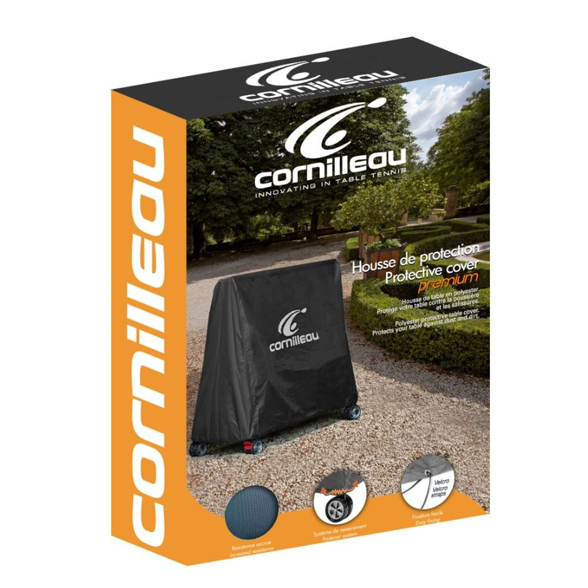 Cornilleau Tafeltennistafel Beschermhoes Premium Grijs