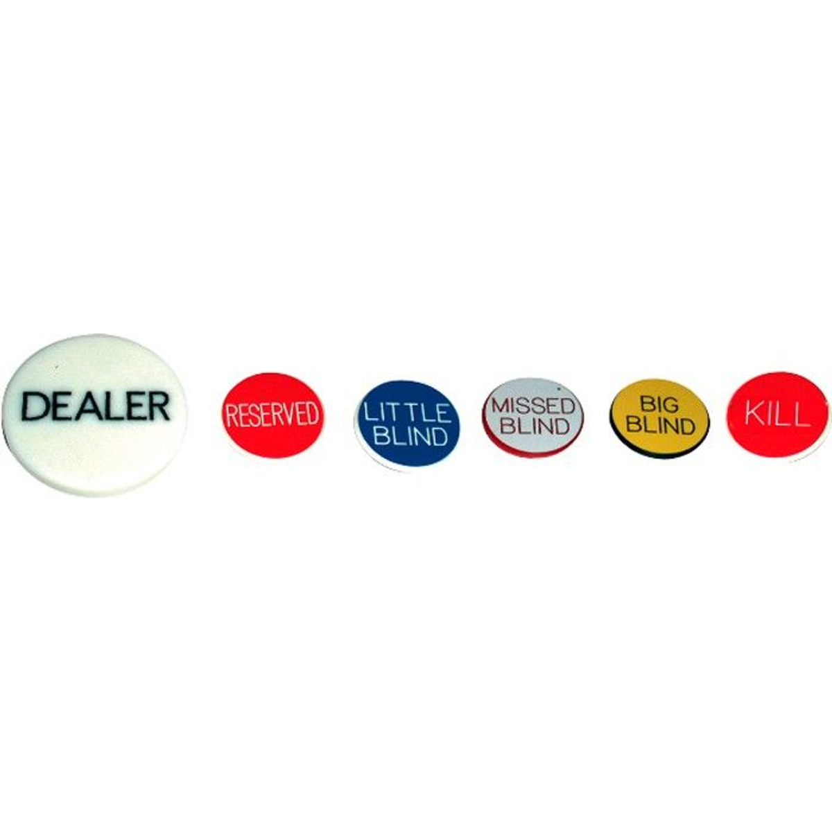  Dealer fiches Set 