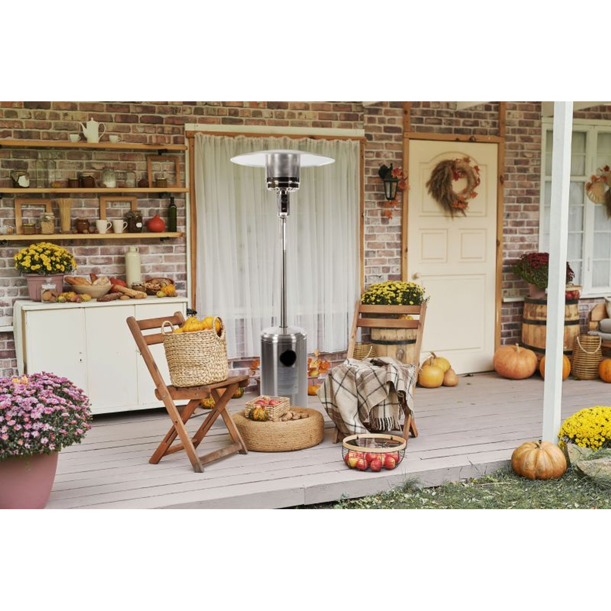 HEATZ Terrasverwarmer Inox op Gas Patio Heater