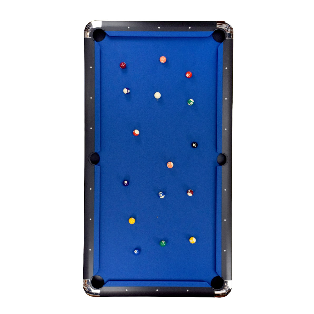 NORTH Gardone Pooltafel Zwart/Blauw 7FT