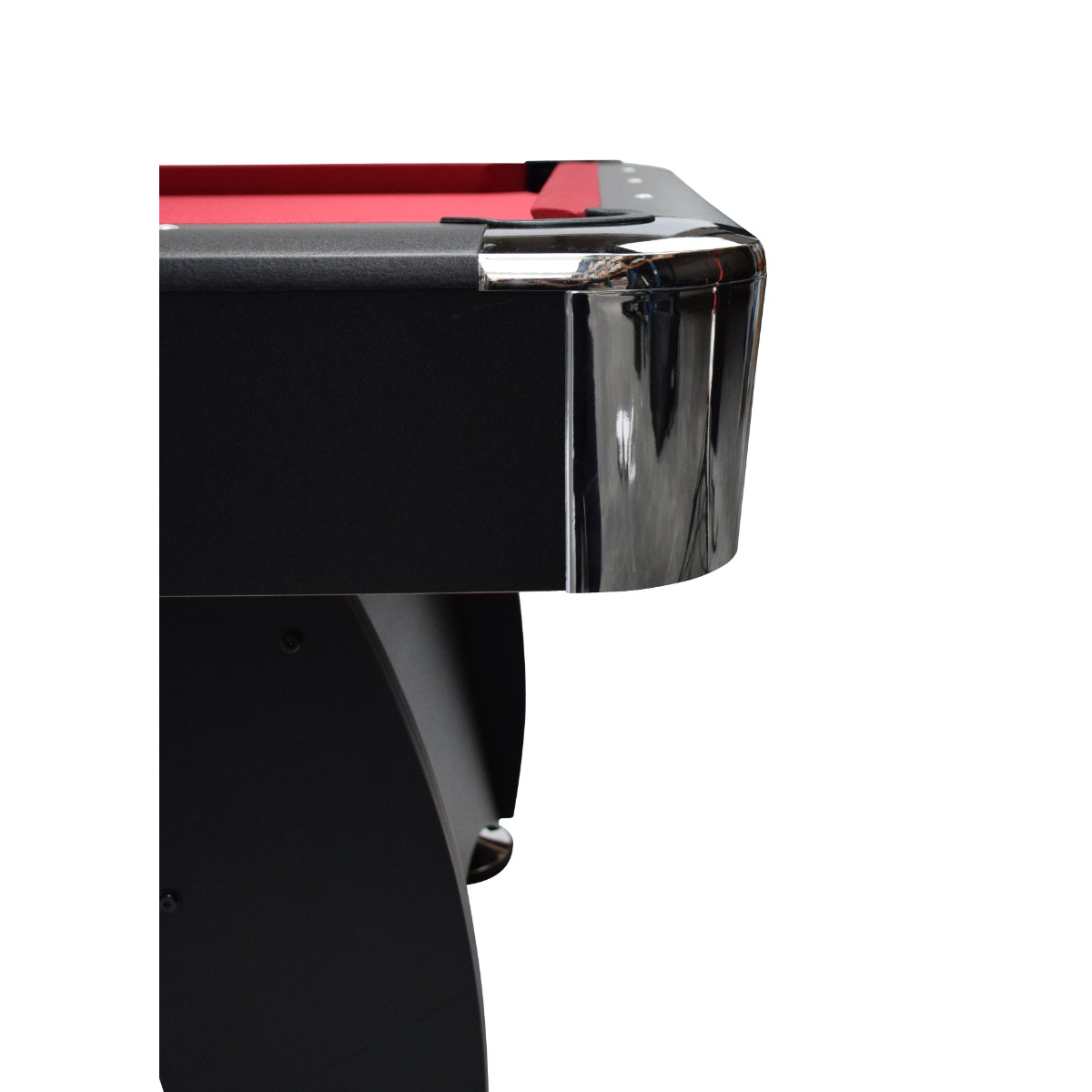 NORTH Gardone Table de billard Noir/Rouge 8FT