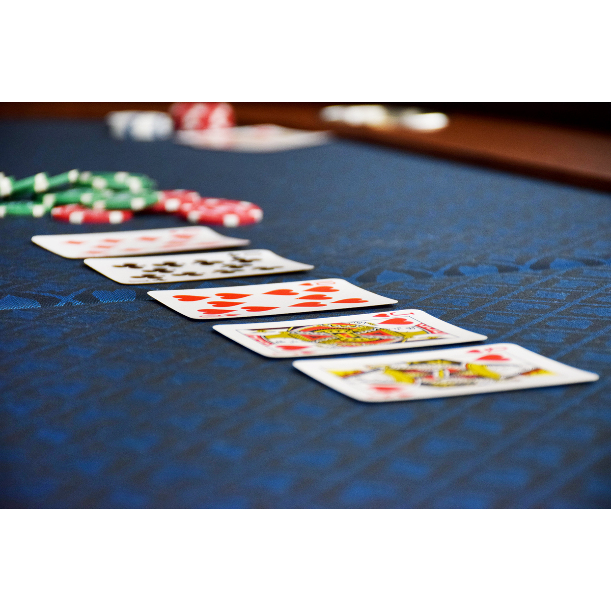 North Pokertafel Foldy 10 Personen Blauw