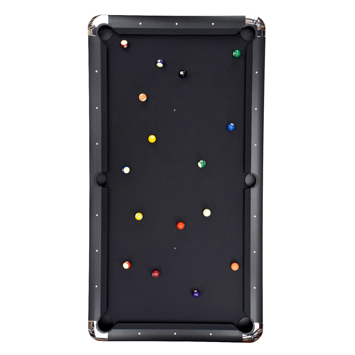 NORTH Gardone Pooltafel Zwart/Zwart 8FT