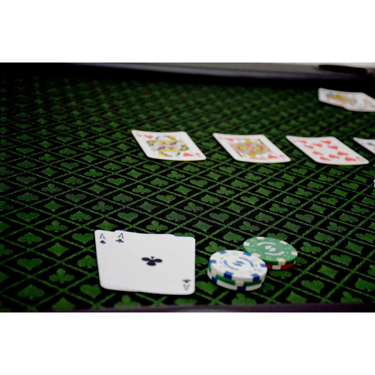 North Tabletop Pokertafel 10 Personen Groen