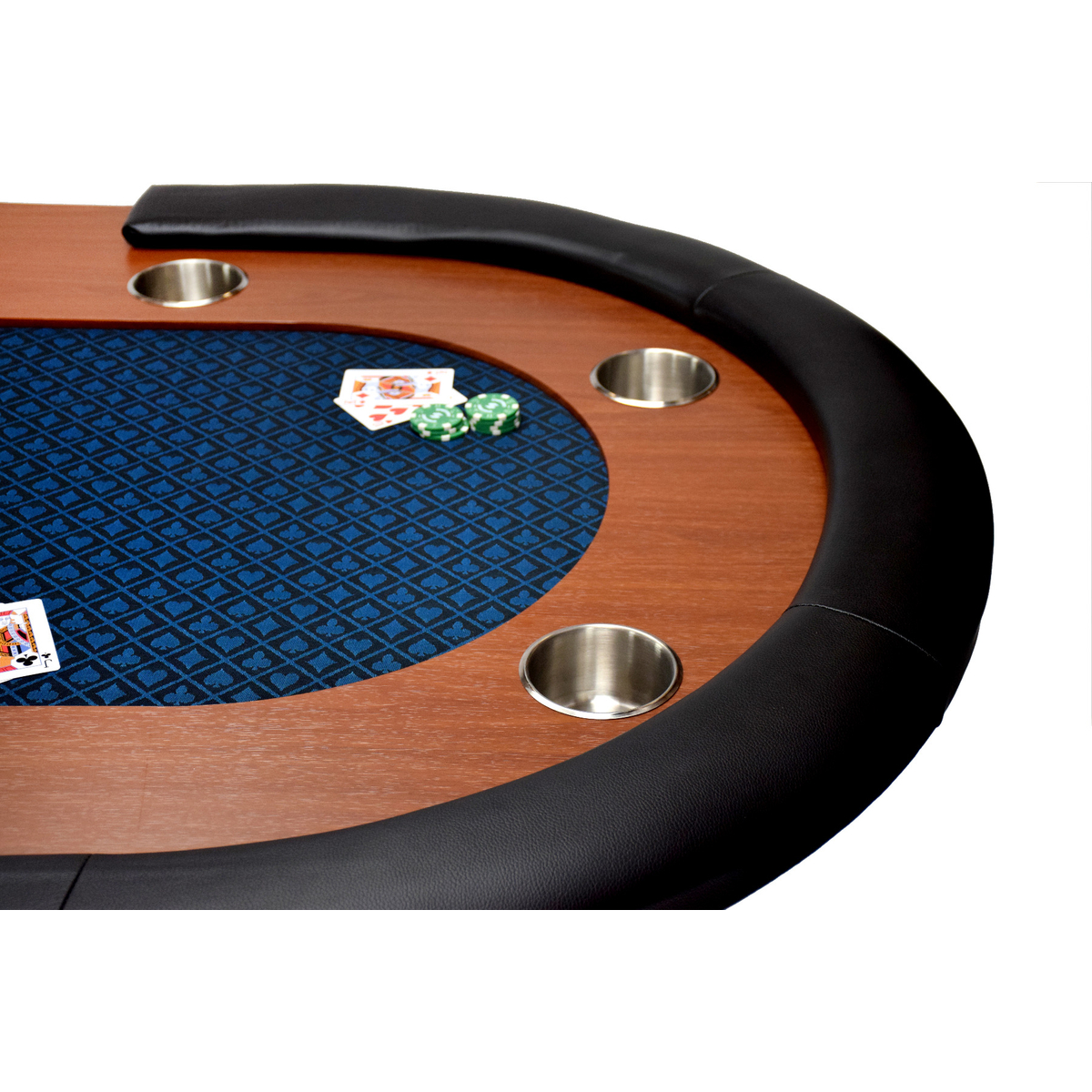 North Poker Table Nevada 10 personnes Bleu