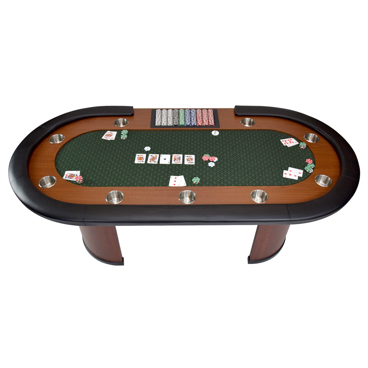 NORTH Nevada Pokertafel Groen 10 Personen