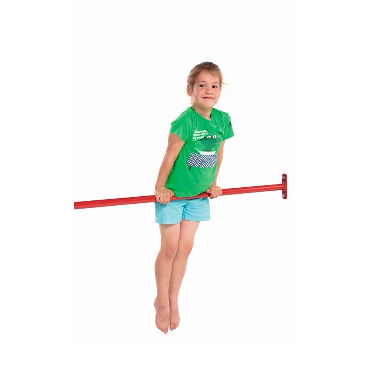 Metalen Duikelstang 90 cm - Rood