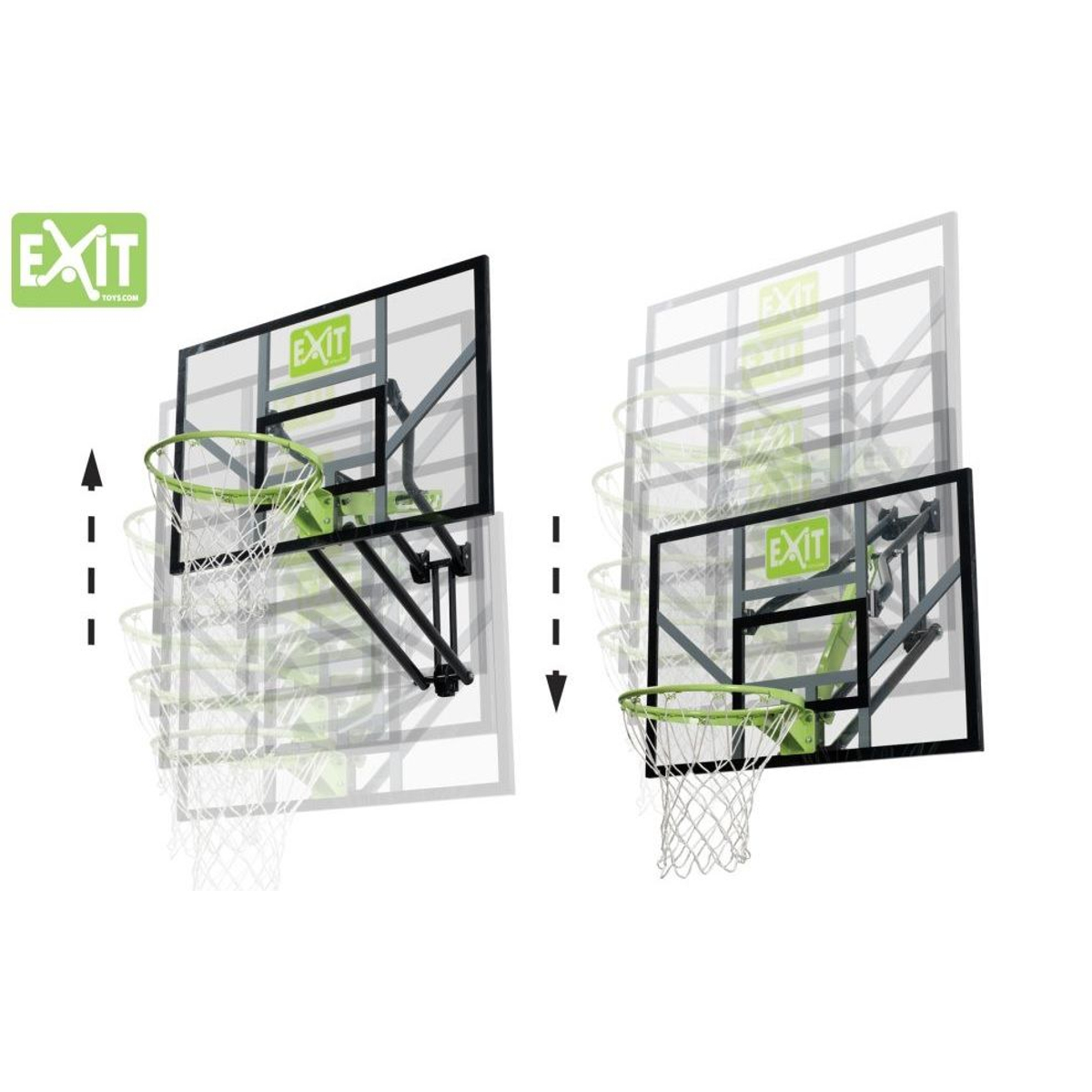 EXIT Galaxy Wall-Mount System (met Dunkring) Basketbalbord