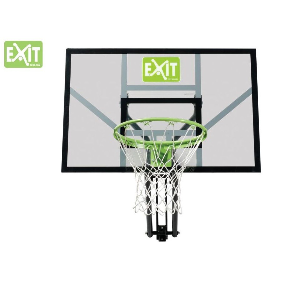 Panneau de basket EXIT Galaxy pour fixation murale avec cercle dunk - vert/noir
