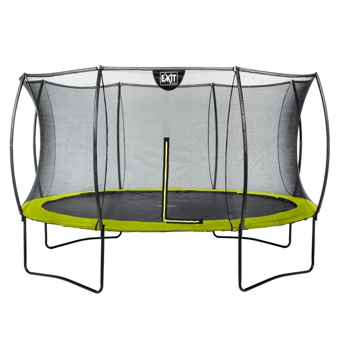 Exit Trampoline Silhouette 427 Lime + Safety Net