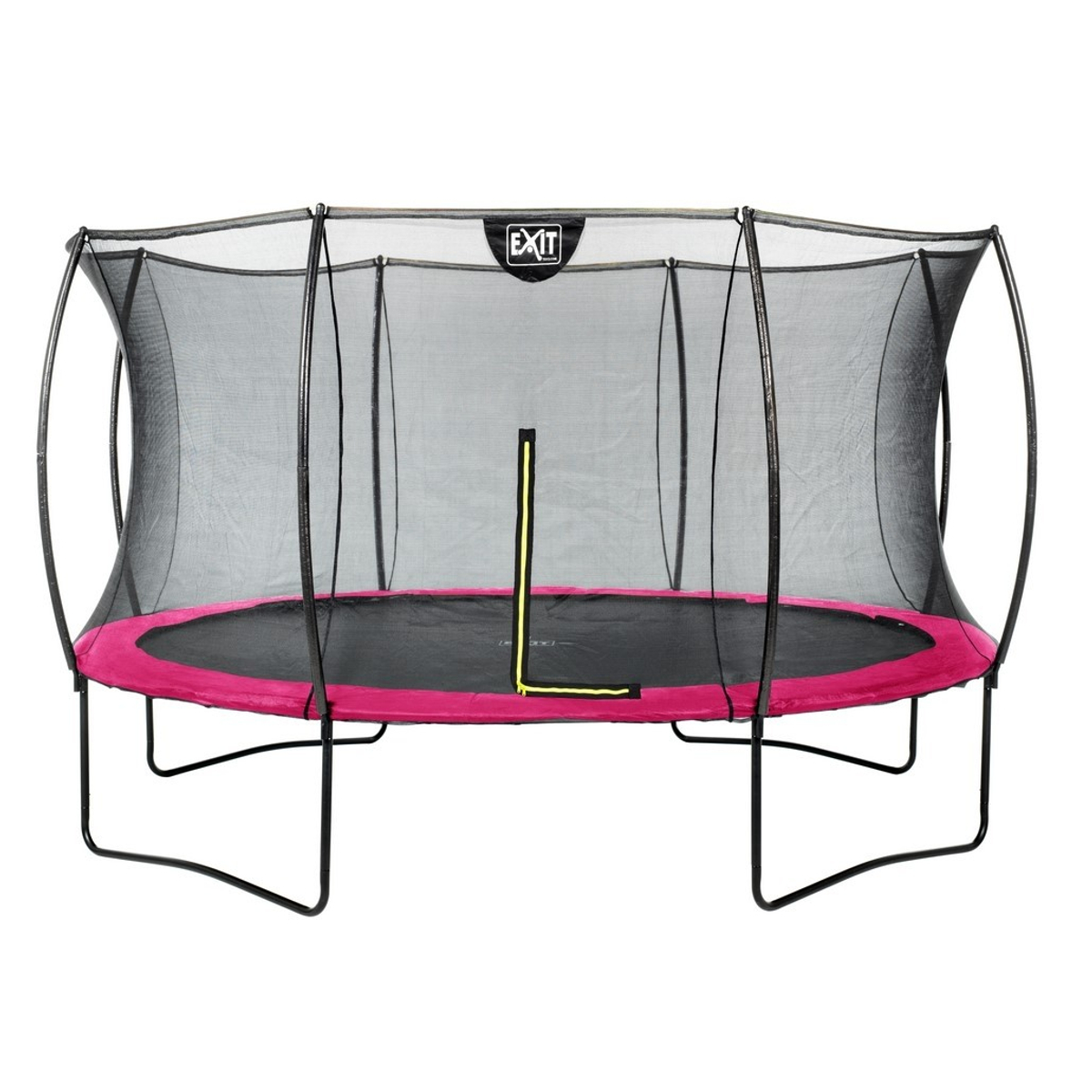 Exit Trampoline Silhouette 366 Pink + Safety Net