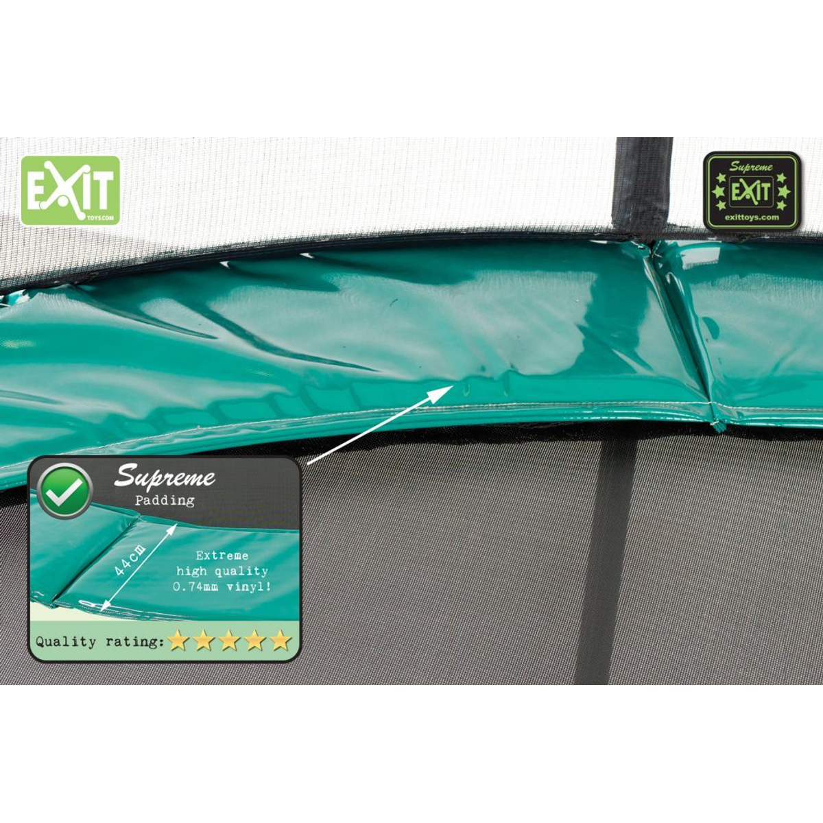 Exit Supreme Trampoline 427 + Safety Net