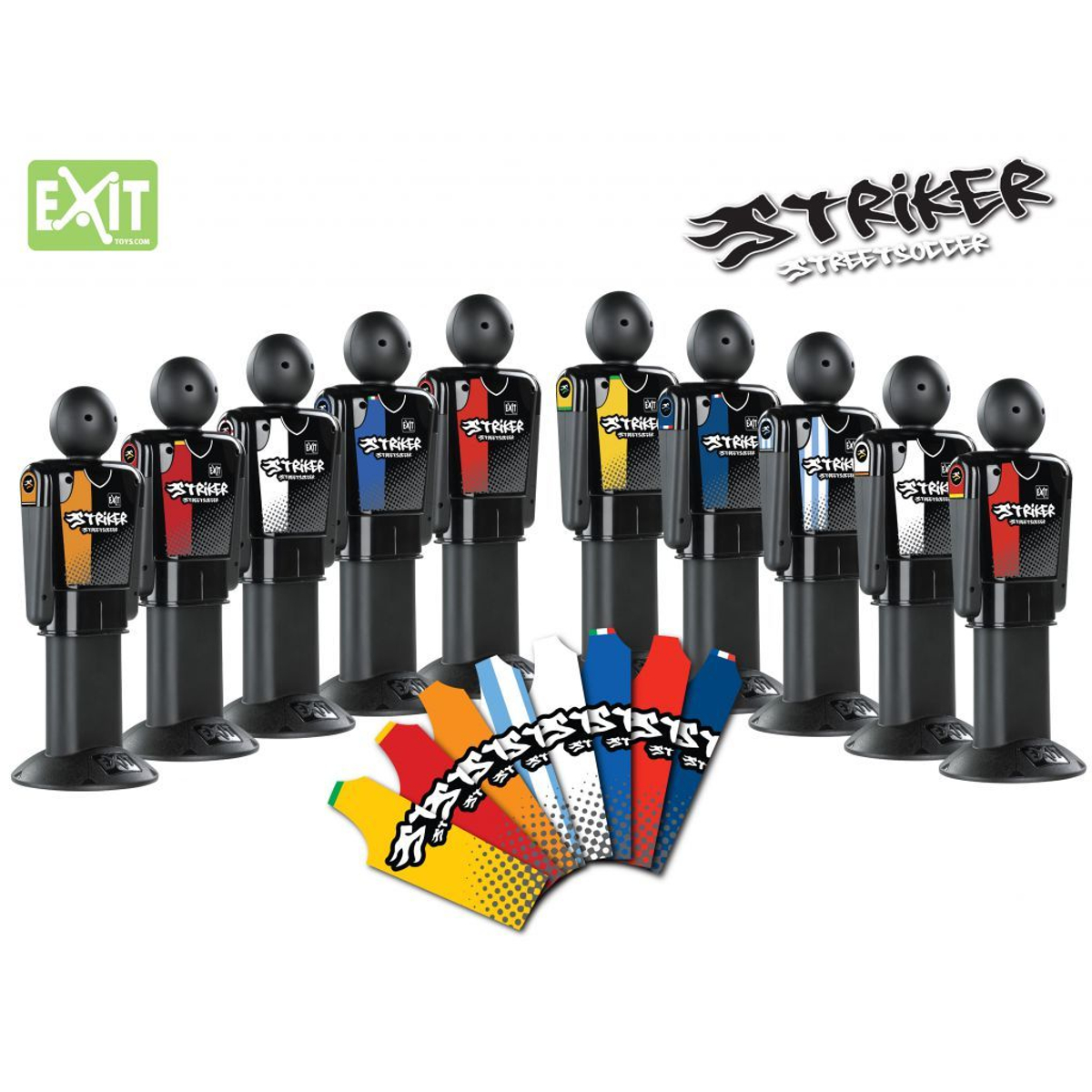 Exit Striker Streetsoccer - Set van 2 + Exit Bal