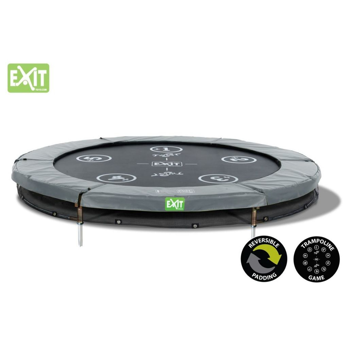 Exit Trampoline Twist Inground 183 Roze/Grijs