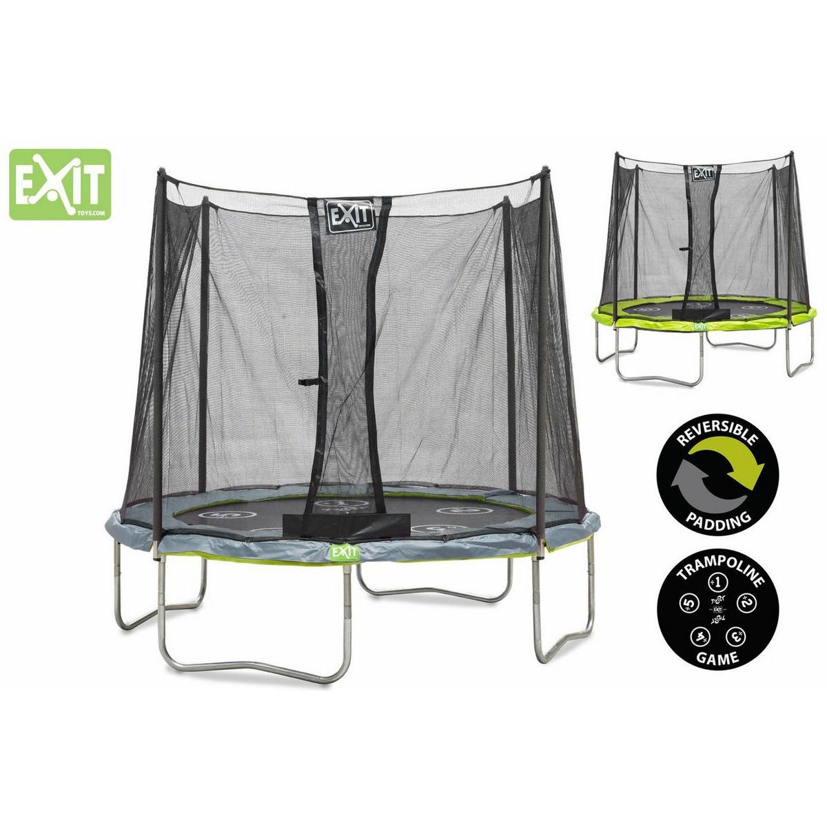 Exit Twist Trampoline 183 cm - Groen/Grijs