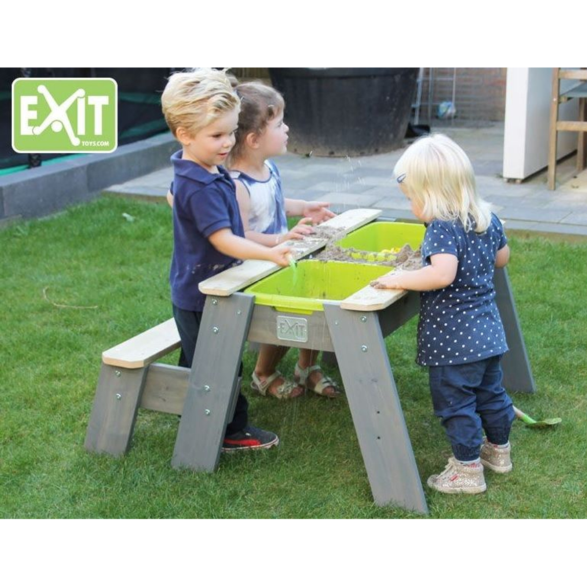 EXIT Aksent Zand-, Water- en Picknicktafel (1 bankje) Deluxe 