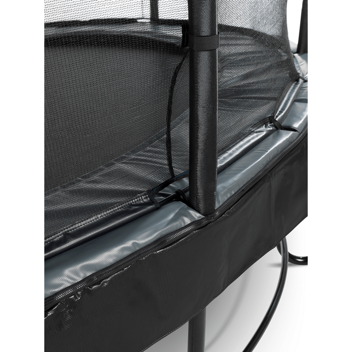 Trampoline EXIT Elegant Premium ø253cm avec filet de sécurité Deluxe - noir