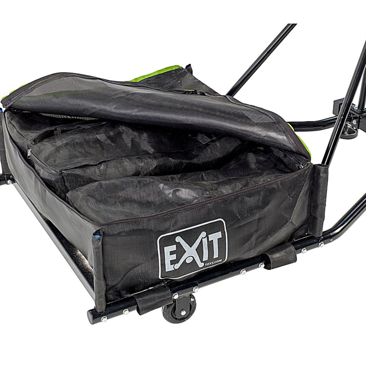 EXIT Galaxy verplaatsbaar basketbalbord op wielen met dunkring - black edition