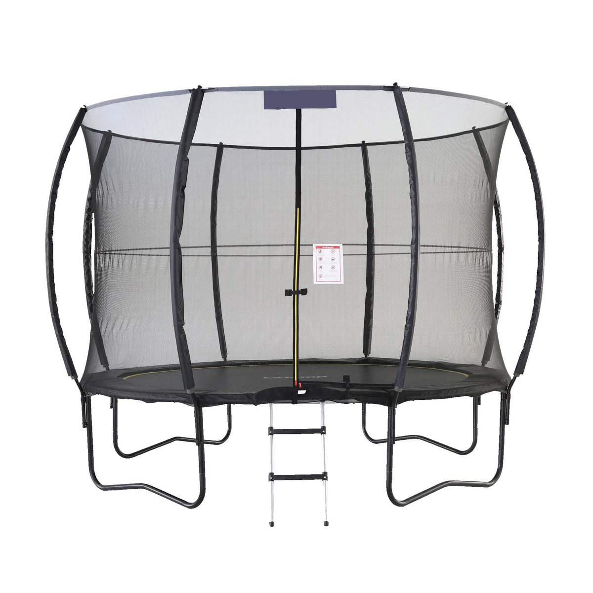 FLY Base 366 Zwart Trampoline + Safety Net 