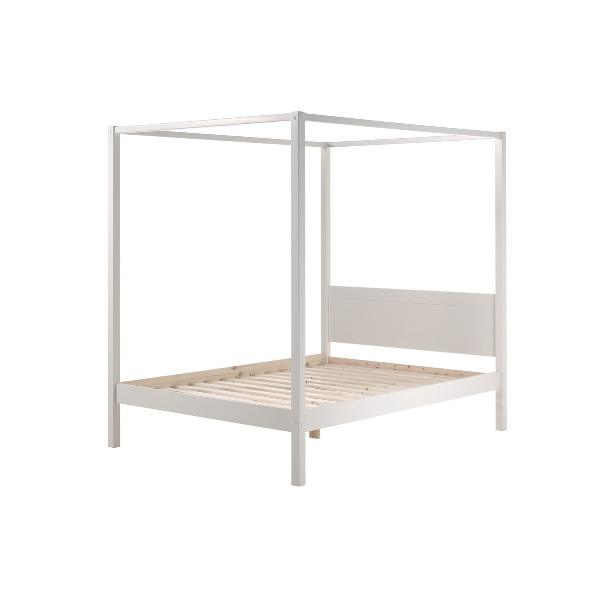 Hemelbed Roos 140x200 - Wit