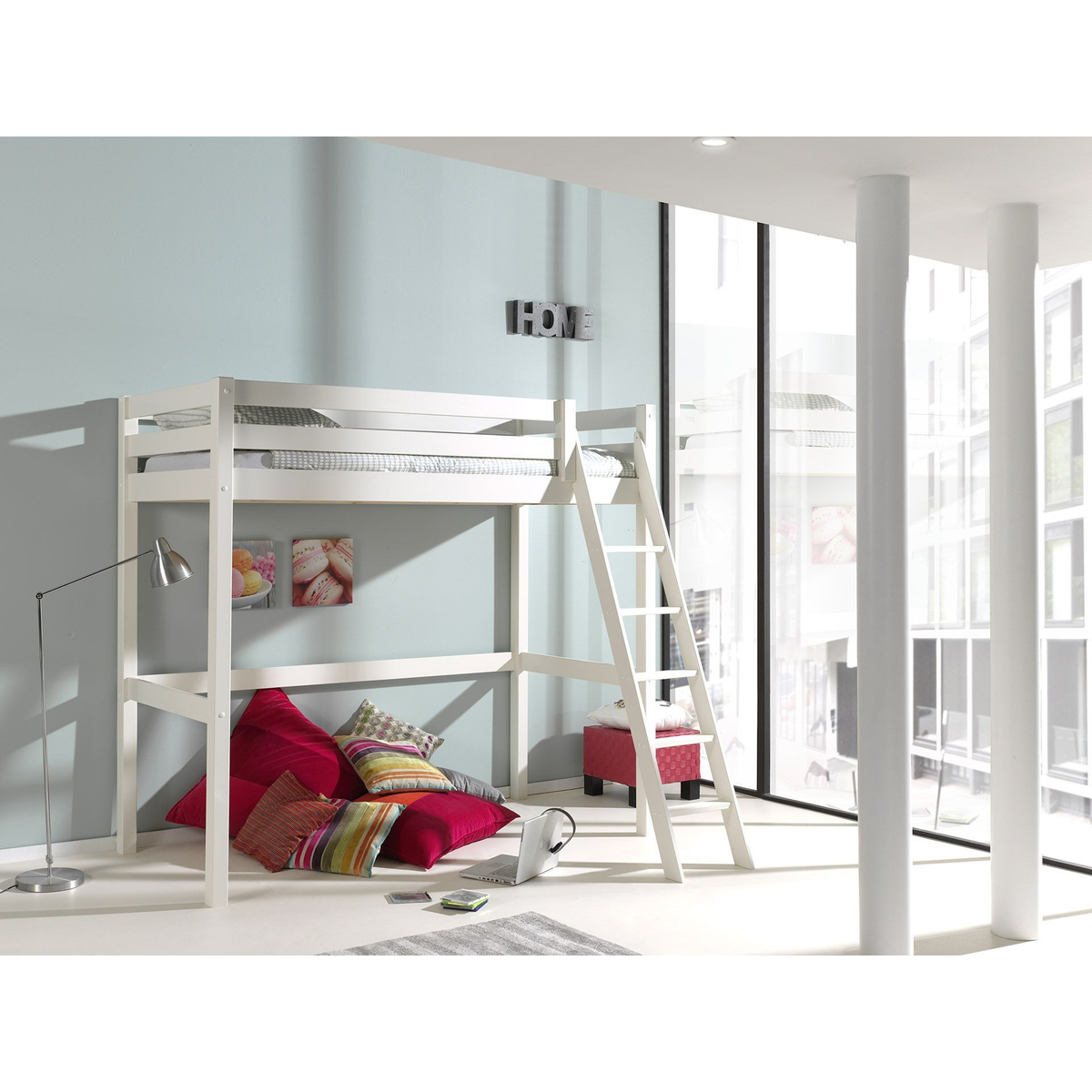 Hoogslaper Sophie 90x200 - Wit