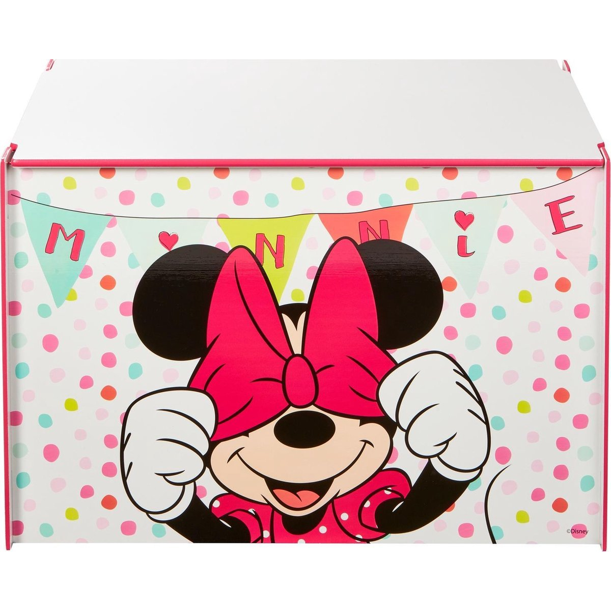 Houten Opbergkist Minnie Mouse