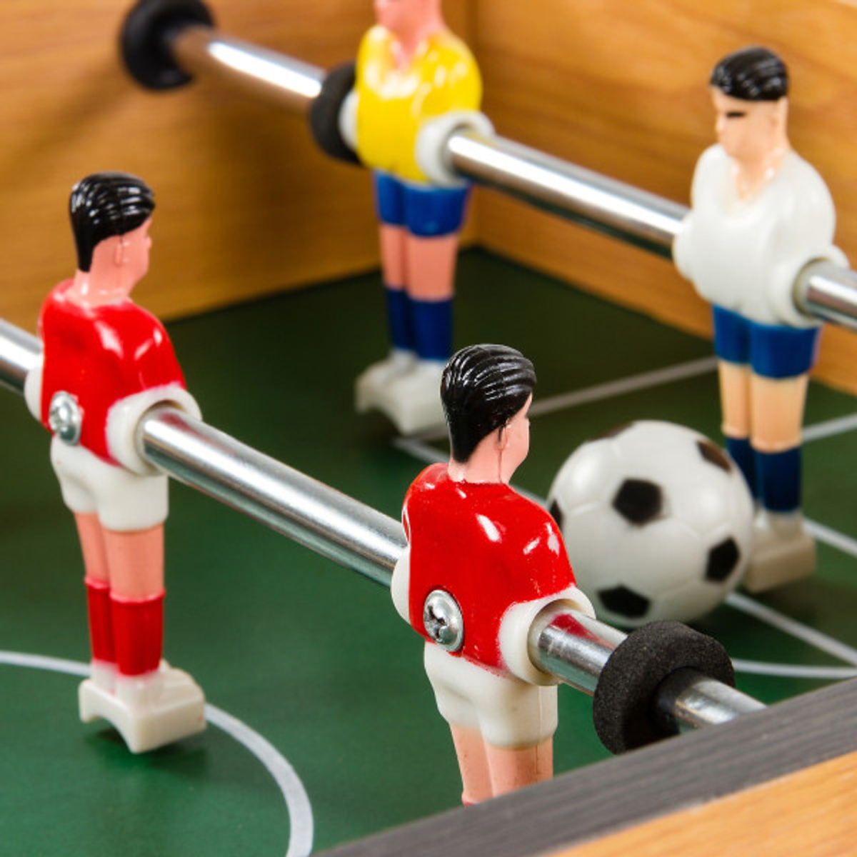 NORTH Oban Mini Voetbaltafel Light Wood 70 x 37 x 25 cm