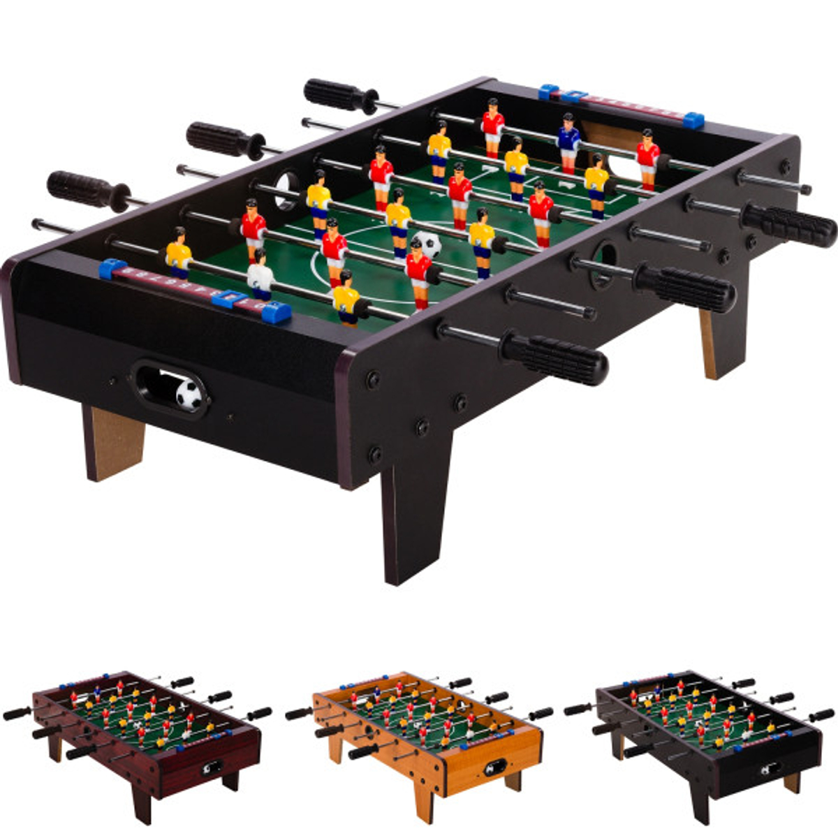 NORTH Oban Mini Voetbaltafel Zwart 70 x 37 x 25 cm
