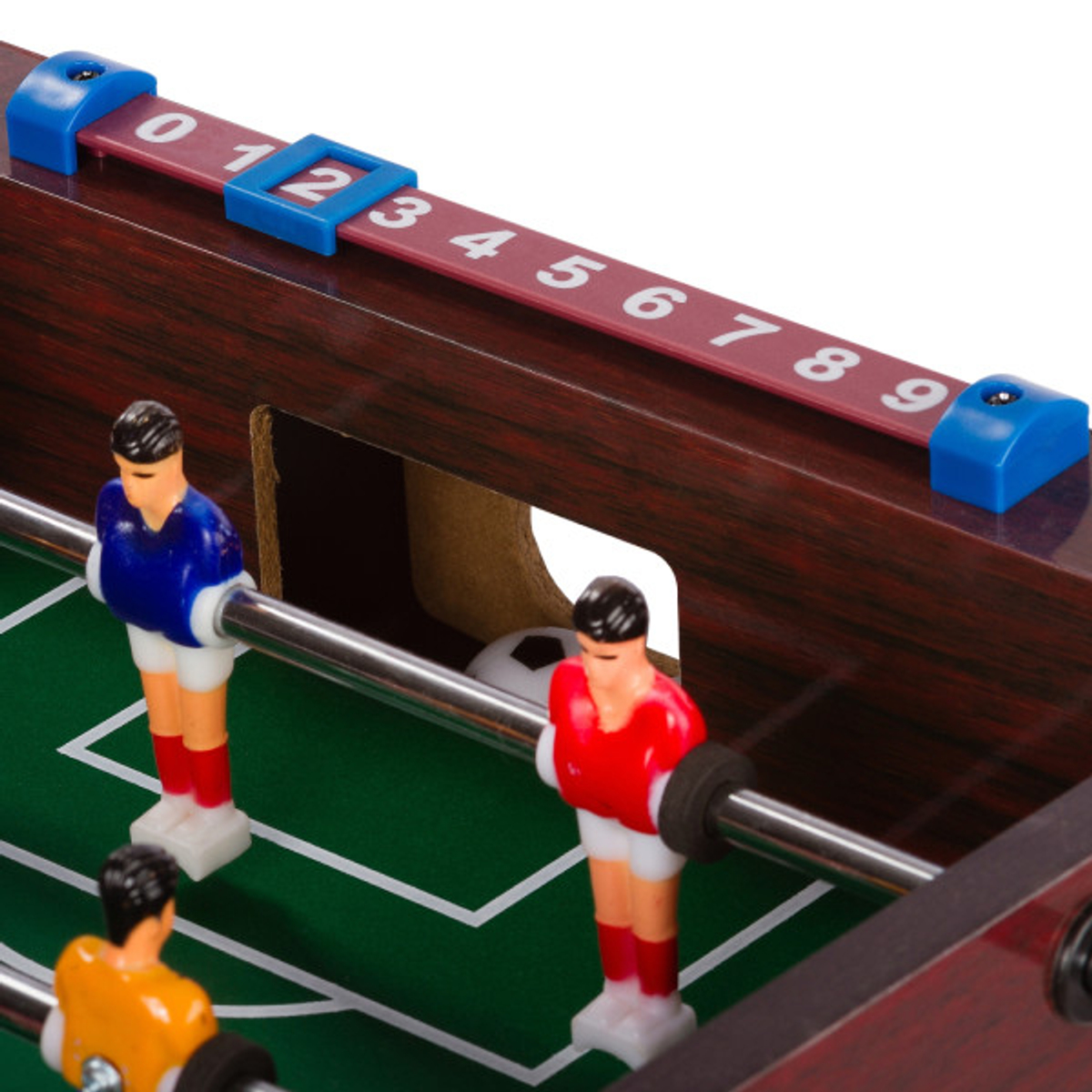 NORTH Oban Mini Voetbaltafel Dark Wood 70 x 37 x 25 cm