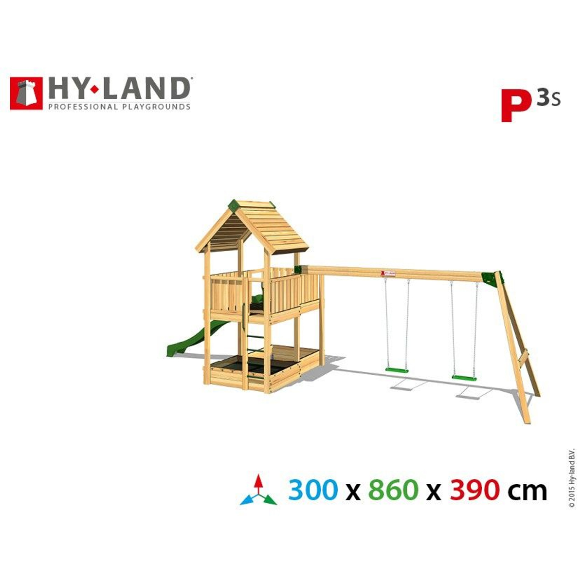 Hy-Land Project P3S Speeltoren (incl. swing)