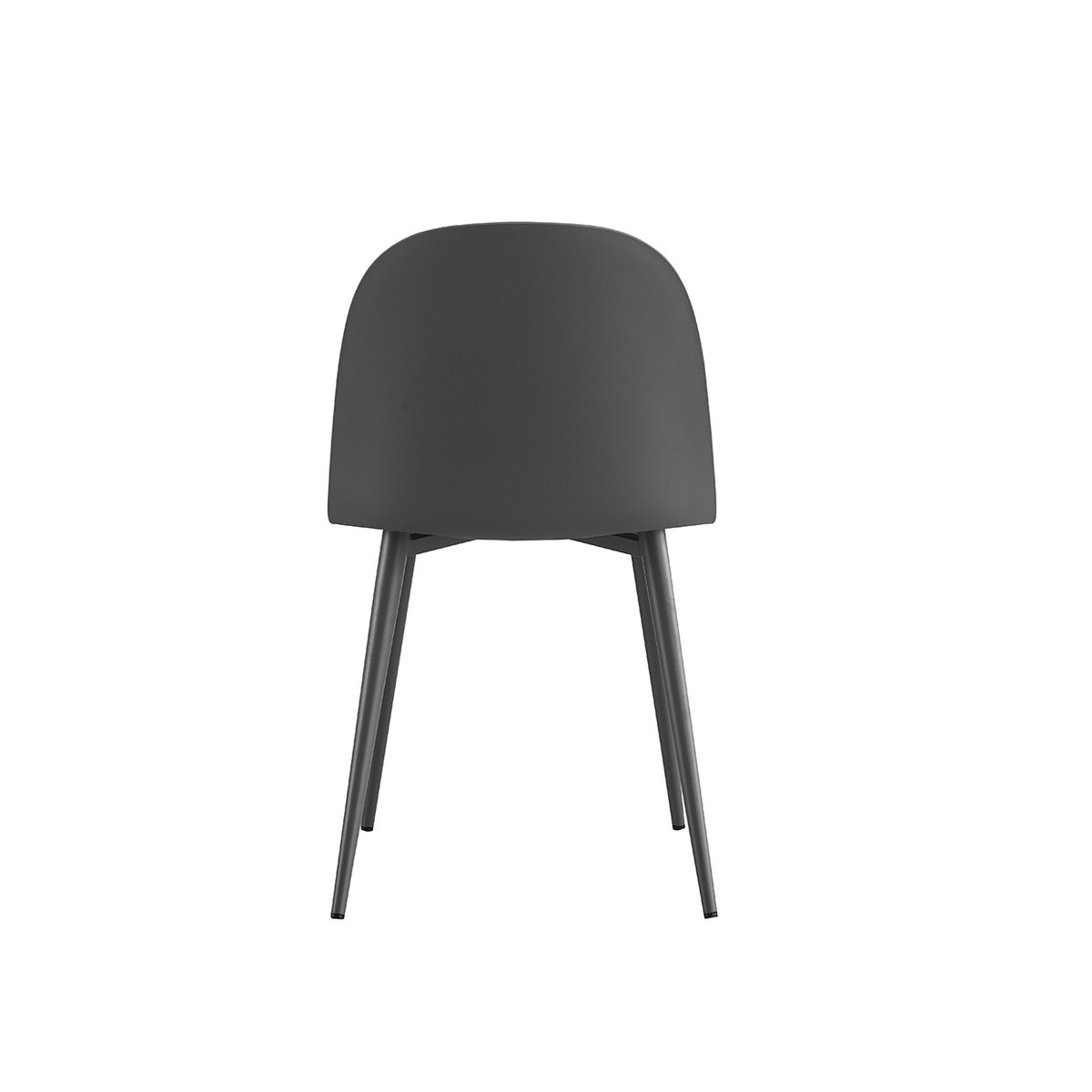 Interiax Eetkamerstoel FÃ© Zitting PP Kussen PU Grijs