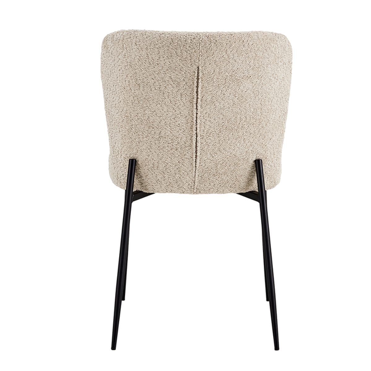 Interiax Chaise de salle à manger Flo Bouclé Beige