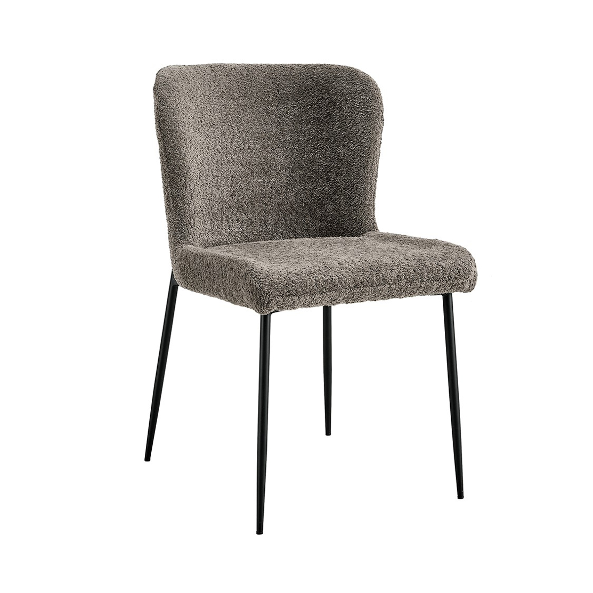 Interiax Eetkamerstoel Flo BouclÃ© Zand