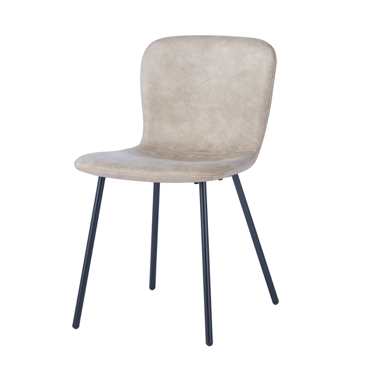 Interiax Eetkamerstoel Jade PU Beige
