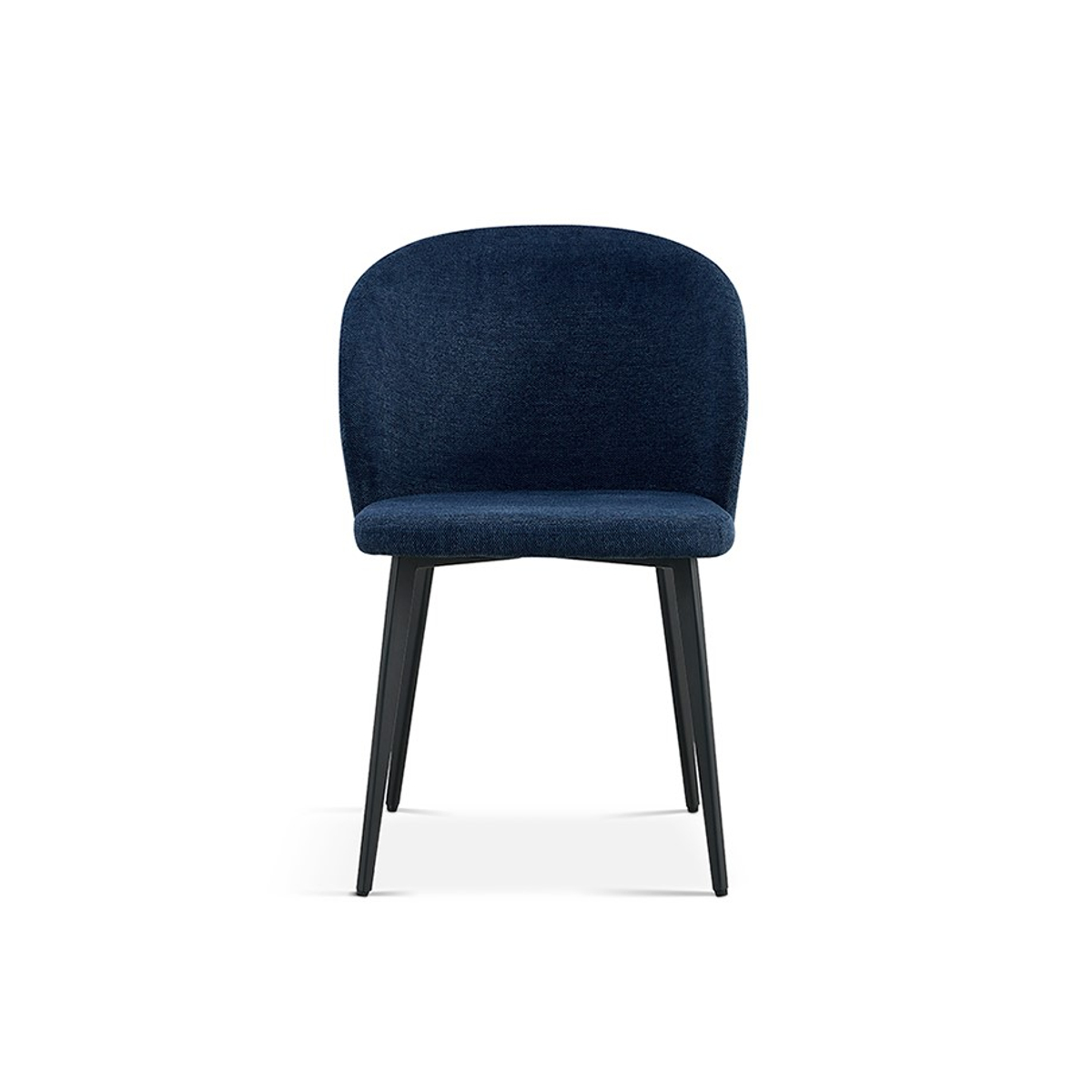 Interiax Eetkamerstoel Livia Stof Blauw