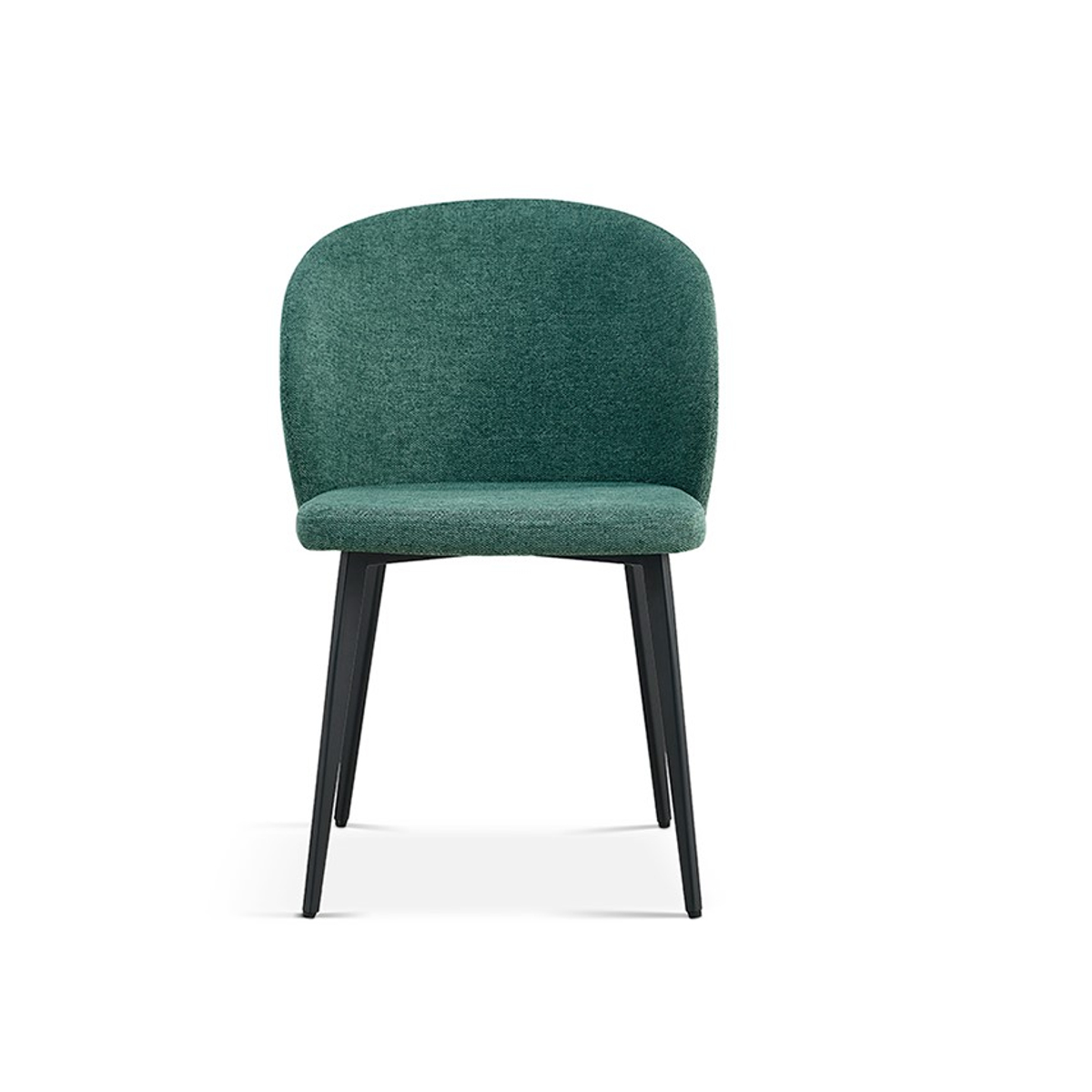 Interiax Eetkamerstoel Livia Stof Groen