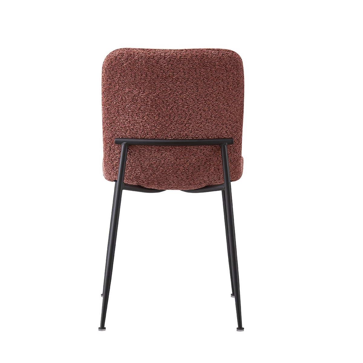 Interiax Eetkamerstoel Mona BouclÃ© Roze