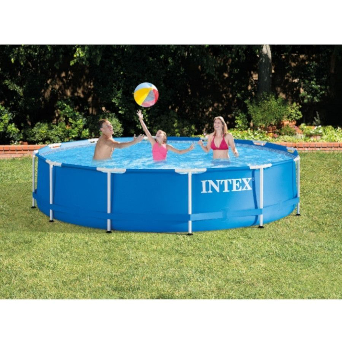 Intex 28212 Metal Frame piscine autoportée tubulaire