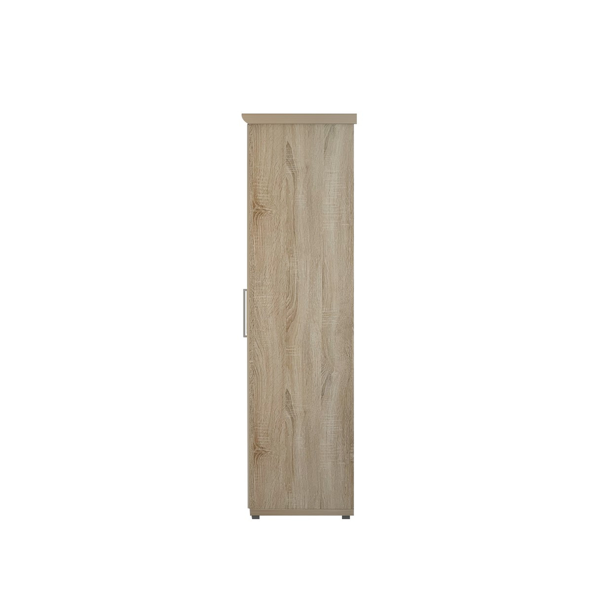 Interiax Kledingkast 'Mila' – 2 Deuren, 2 Lades, 1 Hanger & 3 Legplanken | Sonoma Eik | 183x80x52 cm