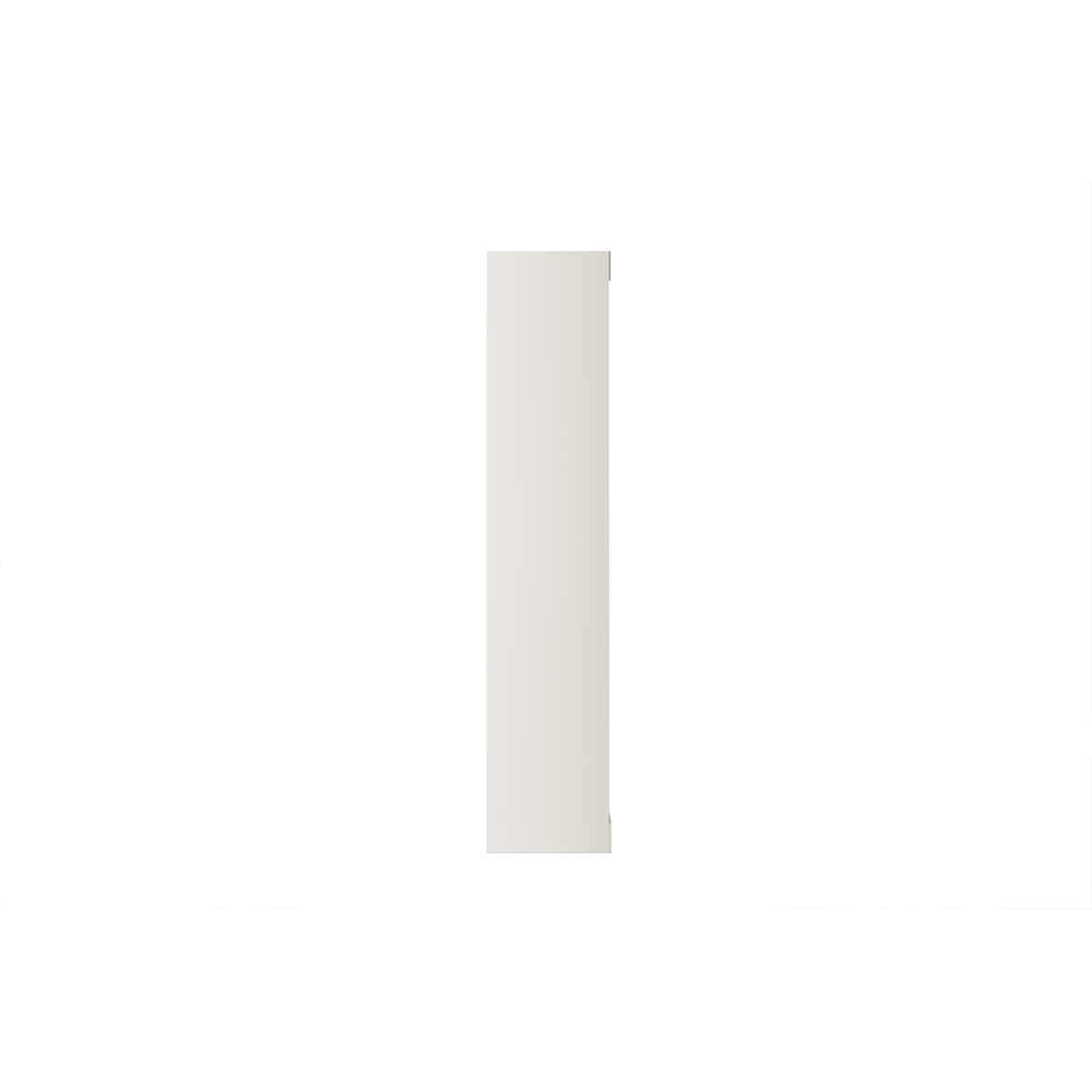 Interiax Wardrobe 'Mila' - White Sliding Door Wardrobe with 1 Hanger, 4 Shelves & Mirror | 197.5x182.5x52.5 cm