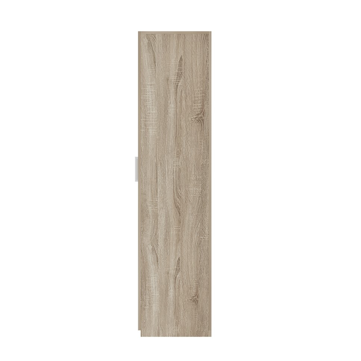 Interiax Opbergkast - Kledingkast 'Mila' - 3 Deuren & 8 Legplanken | Sonoma Eik | 180x120x42 cm