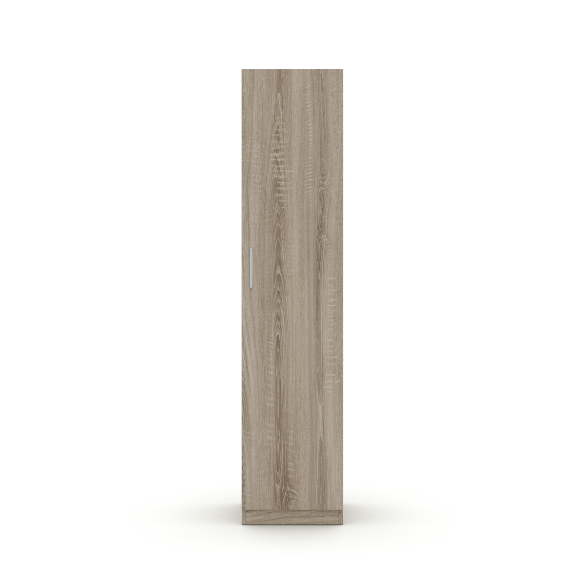 Interiax Opbergkast - Kledingkast 'Mila' - 1 Deur & 4 Legplanken | Sonoma Eik | 180x40x42 cm