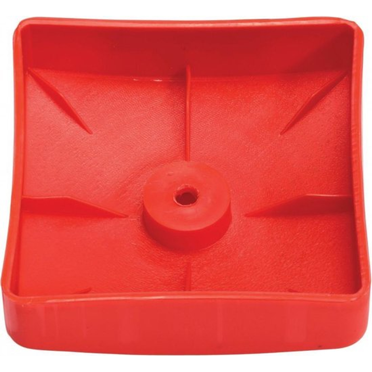 Kunststof afdekdop voor palen - vierkant 90 mm - rood