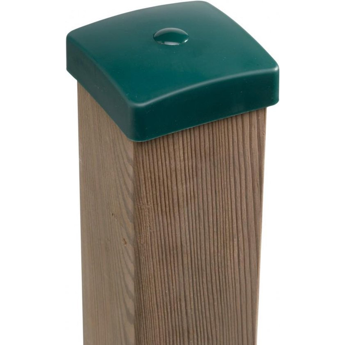 Kunststof afdekdop voor palen - vierkant 90 mm - rood