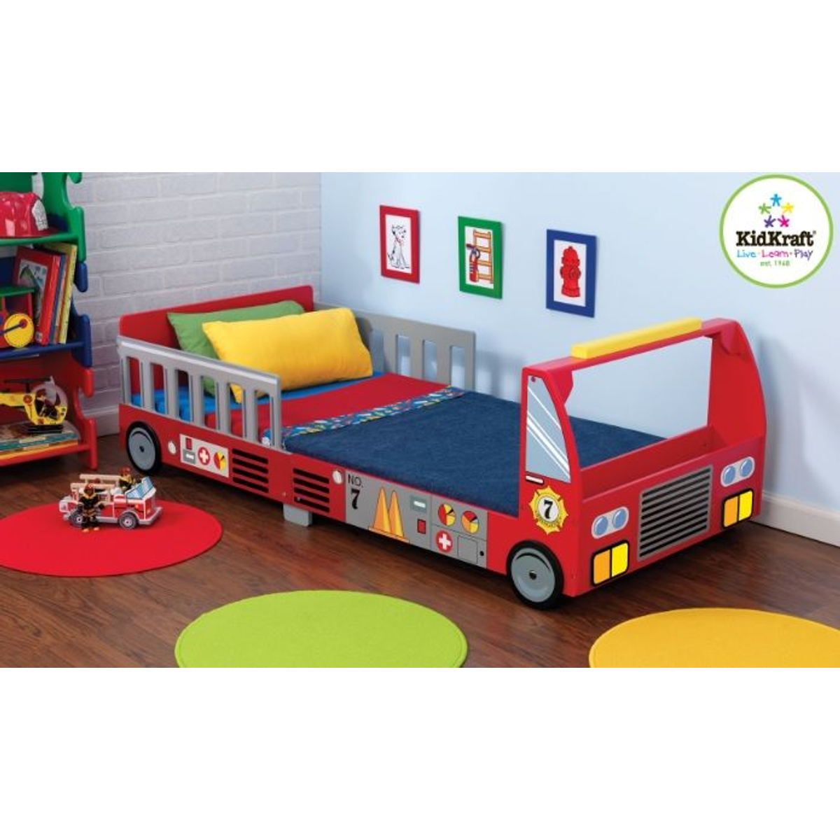 Kidkraft Brandweerauto Kleuterbed