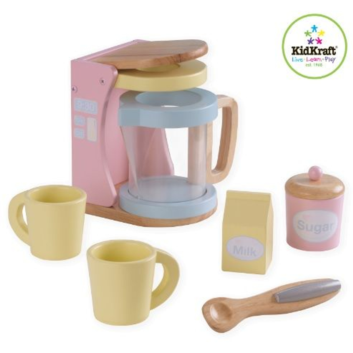 Kidkraft Koffieset in Pastelkleuren