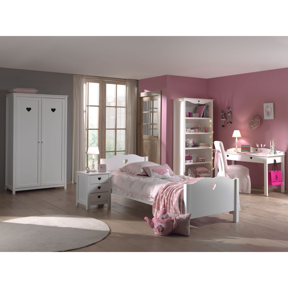 Kinderbed Amori 90x200 Wit