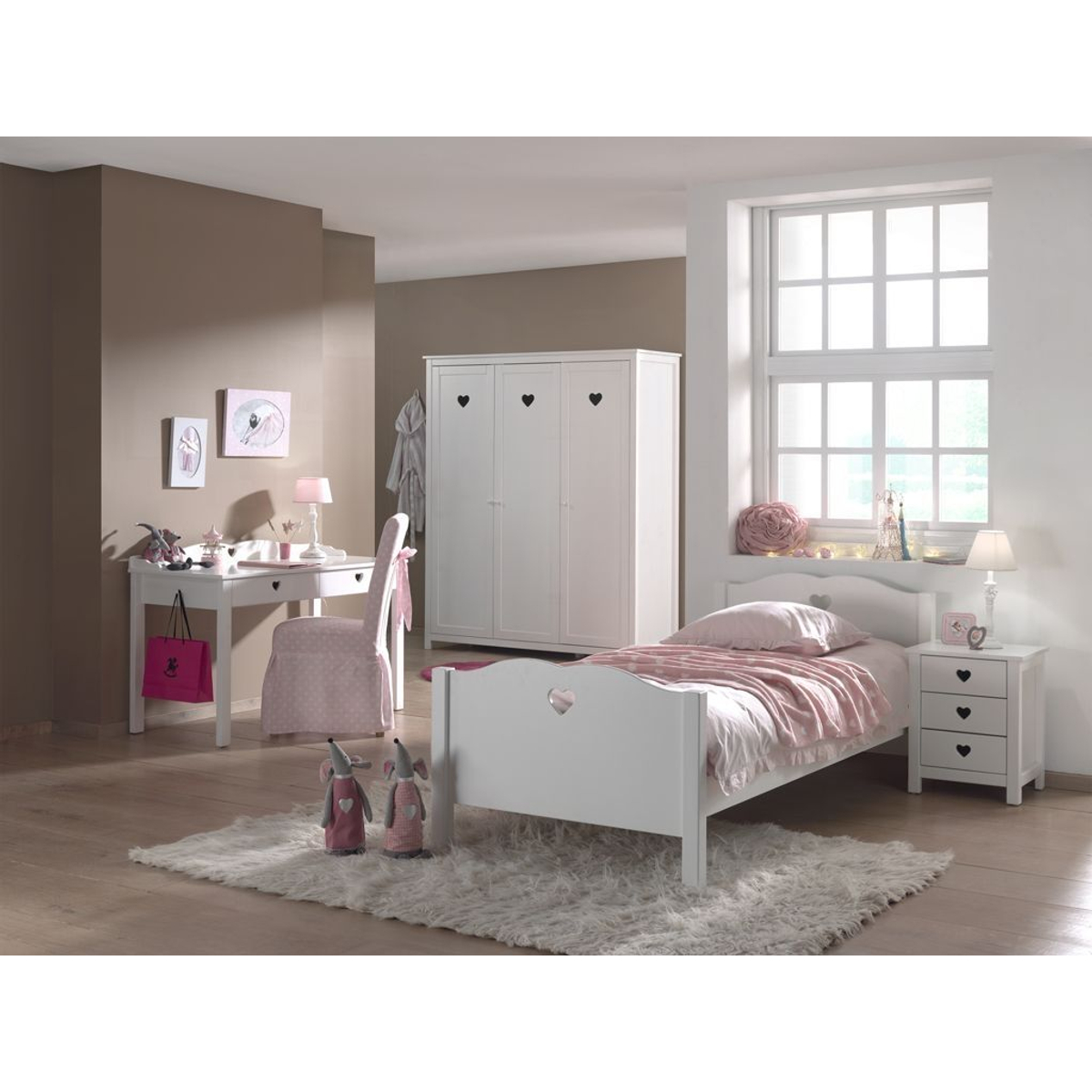 Kinderbed Amori 90x200 Wit