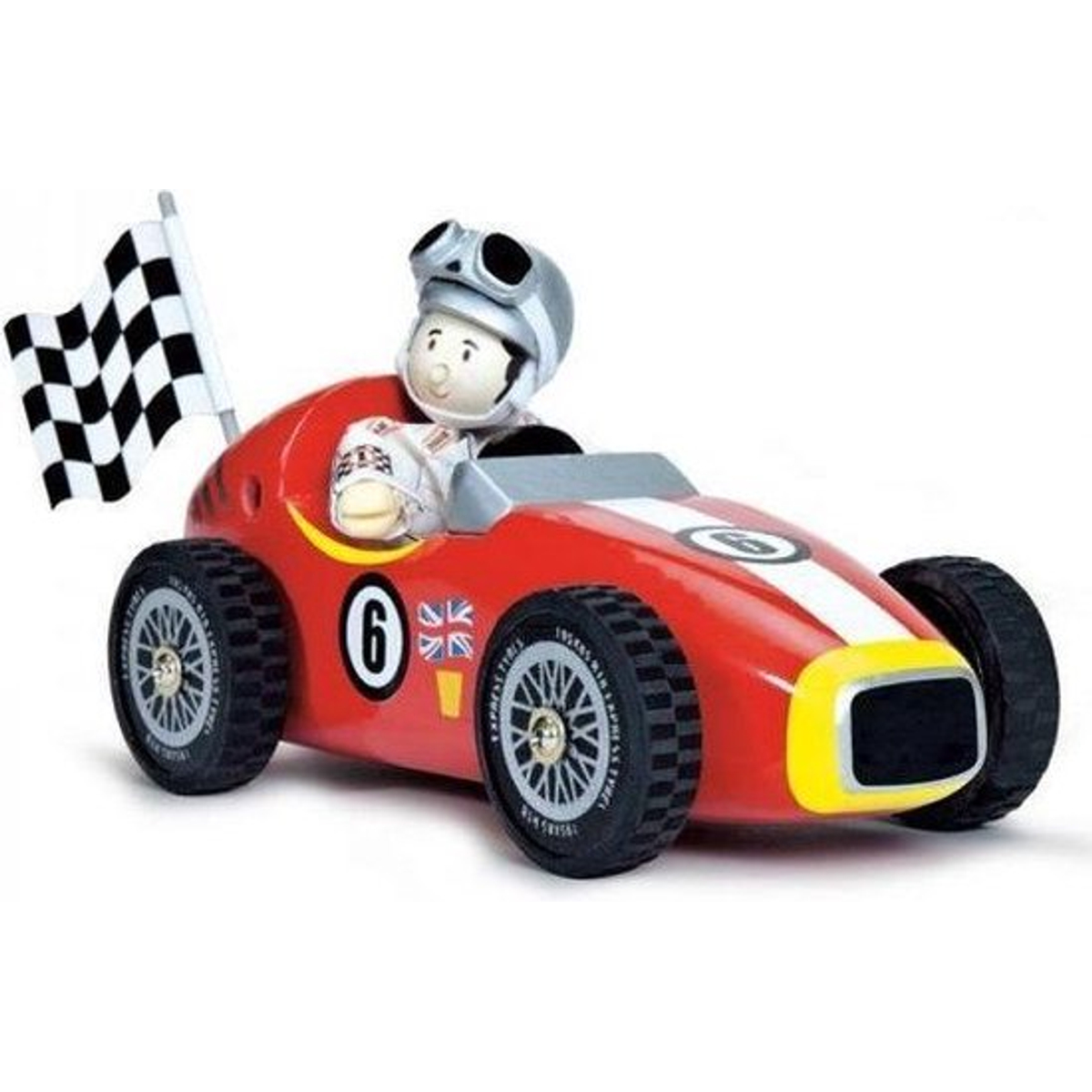 Le Toy Van Speelgoedvoertuig Auto Rode racewagen - Hout
