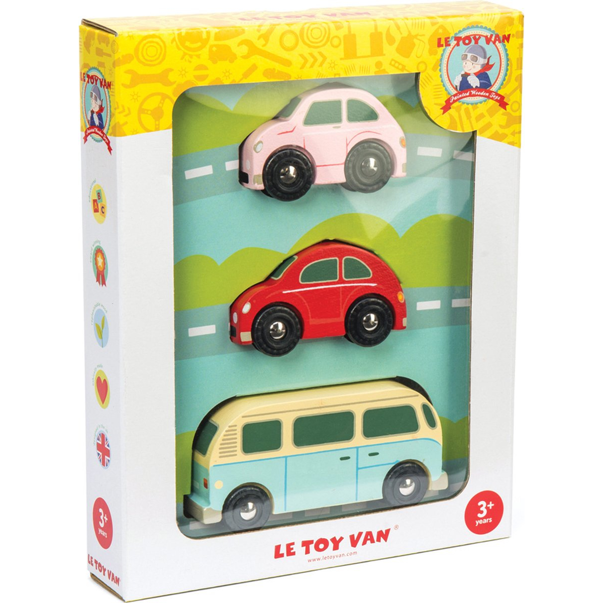 Le Toy Van Speelset Auto's Retro Metro - Hout